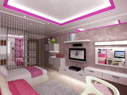 Girl's bedroom interior photo