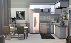 Kitchen design in sims