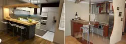 Bar Sayğacında Soyuducu Mətbəx Dizaynı