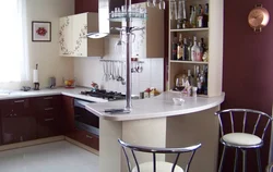 Bar sayğacında soyuducu mətbəx dizaynı