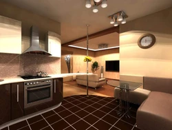 Kitchen studio floor design