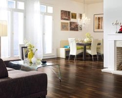 Interior light oak living room