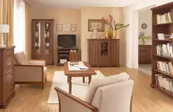 Interior light oak living room