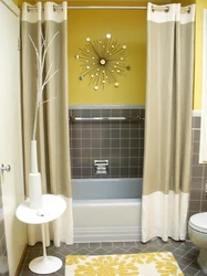 Curtain for bathroom interior design