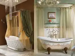 Curtain for bathroom interior design