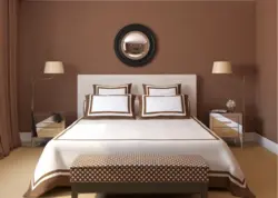 Bedroom Interior In Coffee Colors