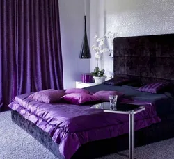 Lilac bedroom design