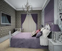 Lilac bedroom design
