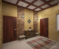 Interior Of The Hallway Walls In The House