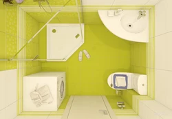 Photo of the bathroom from above