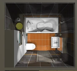 Photo of the bathroom from above