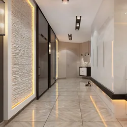 Fashionable hallway walls photo