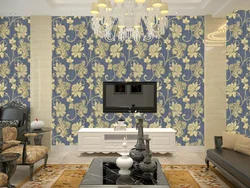 Photo of options for wallpapering in the living room
