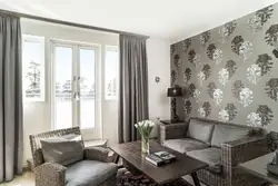 Photo of options for wallpapering in the living room