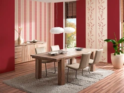 Photo of options for wallpapering in the living room