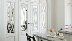 Kitchen doors with glass inexpensive photo