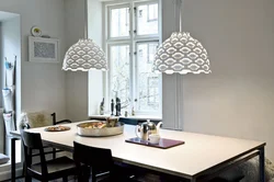 Chandelier for a small kitchen photo for an apartment