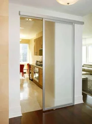 Photo of sliding interior doors in one kitchen