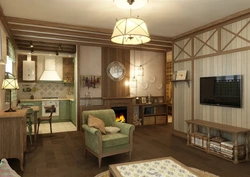Country style living room design