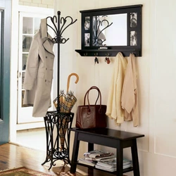 Modern hanger in the hallway interior