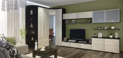 Интерьер модульная мебель для гостиной