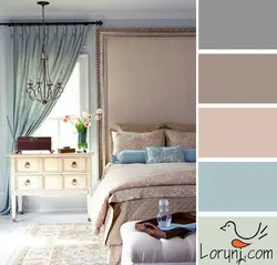 Bedroom interior palette