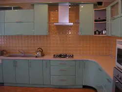 Photo of painted kitchen facades