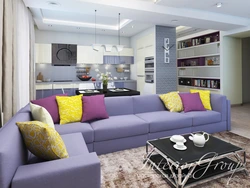 Kitchen Design With Two Sofas Photo