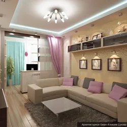 Гостиная И Спальня В Одной Комнате С Балконом Фото