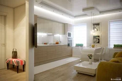 Mətbəx qonaq otağı dizaynı şəkil 12