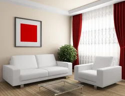Красно белая гостиная дизайн