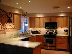 Kitchen ceiling lighting design