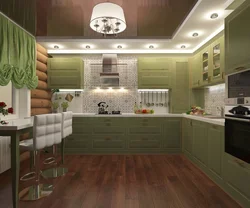 Бюджэтны кухонны гарнітур для кухні фота