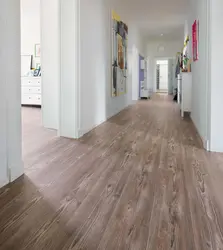 Linoleum dizaynı ilə koridor