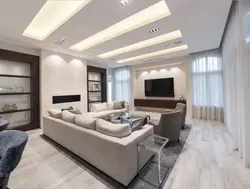 Интерьер гостиной 35 квадратов