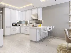 Wallpaper for kitchen furniture white photo