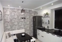 Mətbəx mebeli üçün divar kağızı ağ fotoşəkil