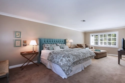 Wallpaper for painting in the bedroom interior