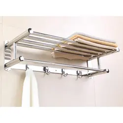 Hangers in the bathroom design photo