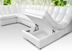 Modular sofa with sleeping place photo