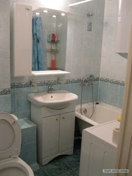 Photo of the renovation of a combined bathroom in Khrushchev - before and after photos