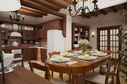 Photo Design Of Kitchen Dining Room In The House