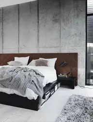 Bedroom design concrete