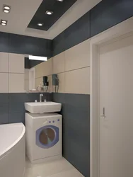 Bath design 150 by 170 with washing machine