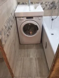 Bath design 150 by 170 with washing machine