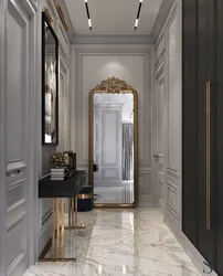 Neoclassical hallways in the interior photo