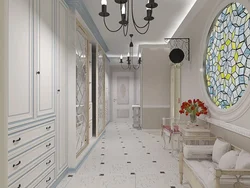 Neoclassical hallways in the interior photo