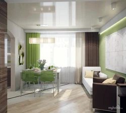 Kitchen design living room economy photo