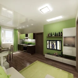 Kitchen design living room economy photo
