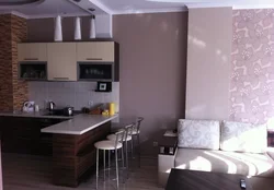 Kitchen design living room economy photo
